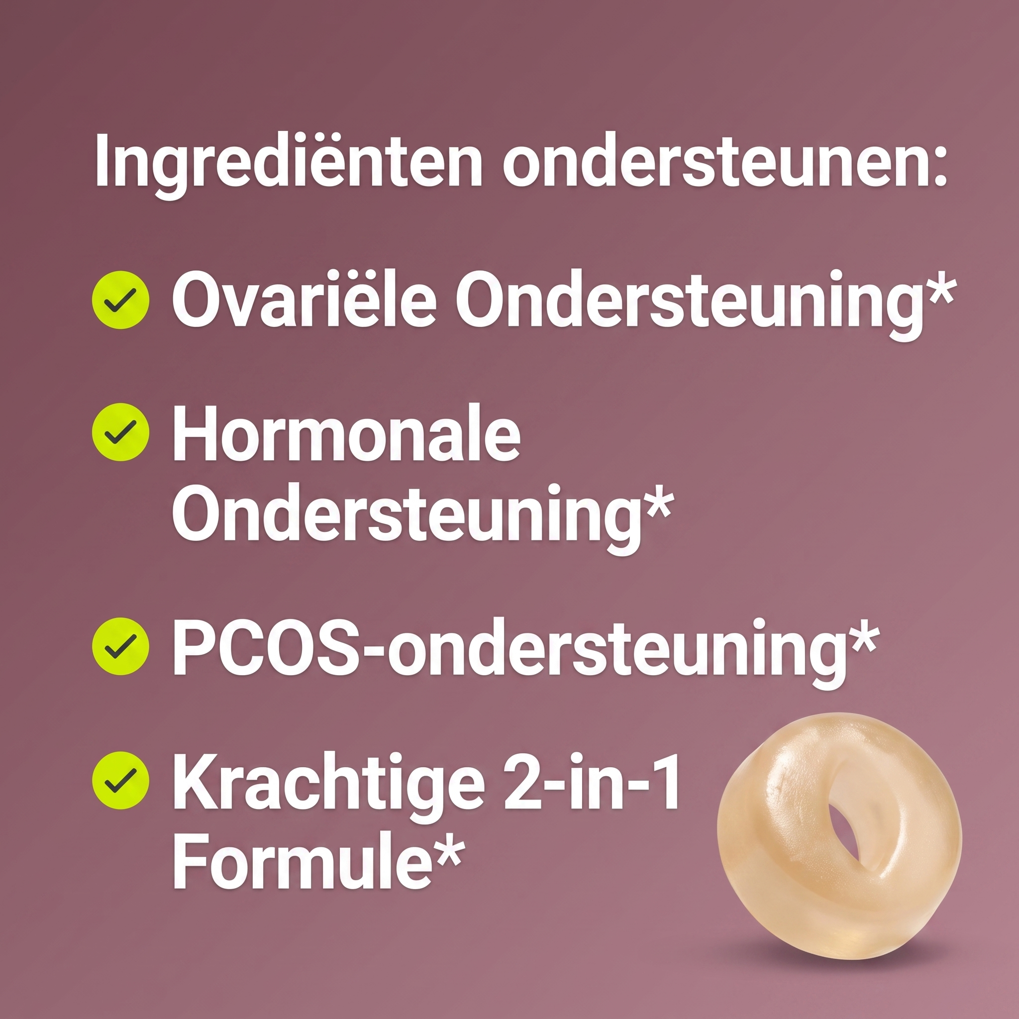 Harmony+ Ovariële Ondersteuning Gummies